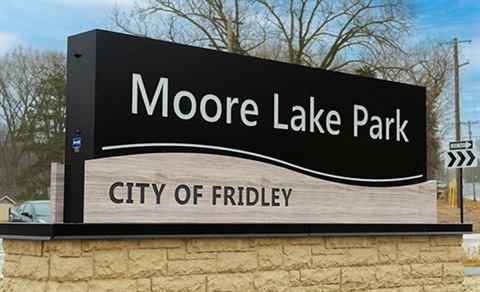 Moore Lake Park Sign