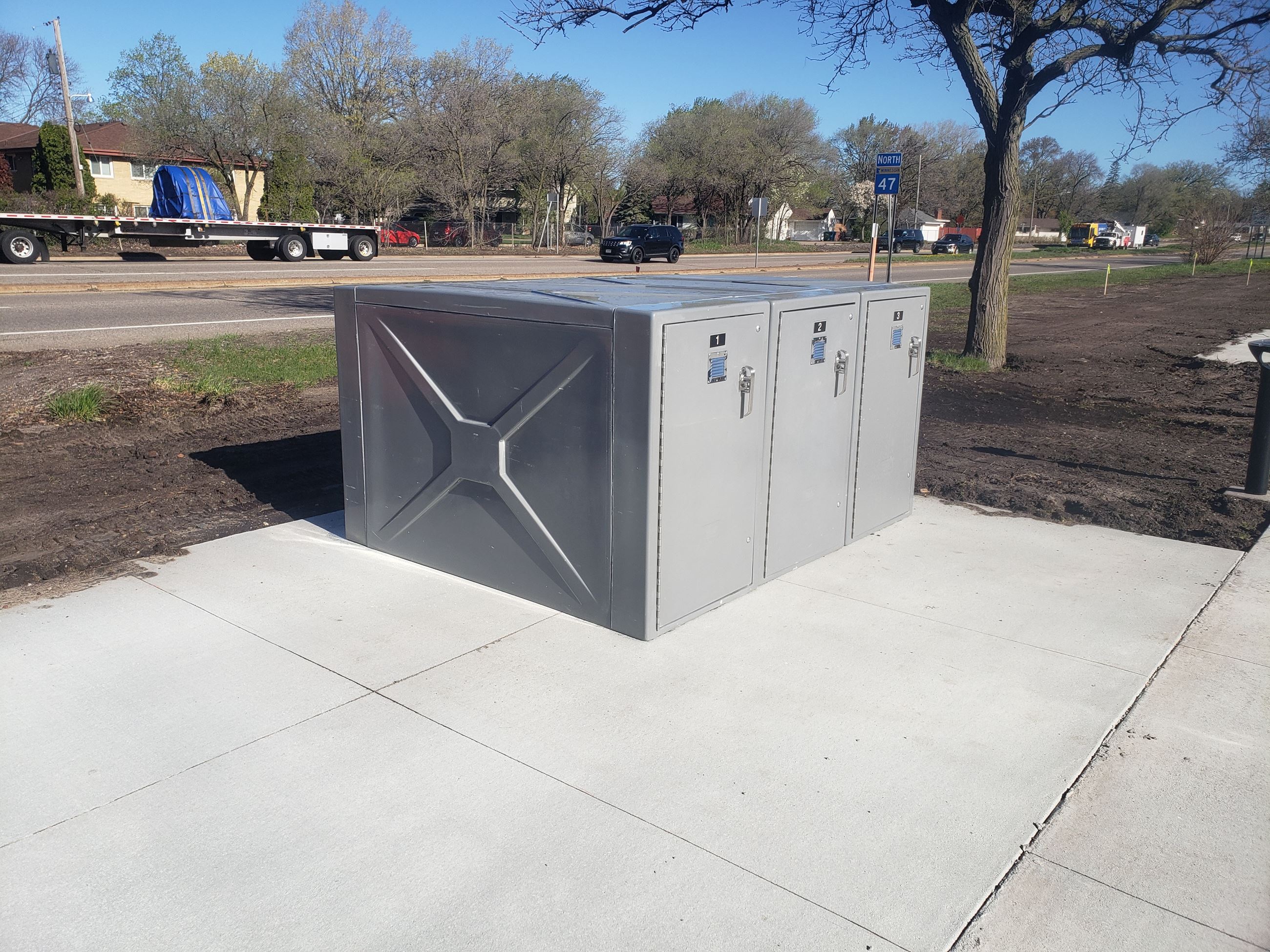 bike lockers